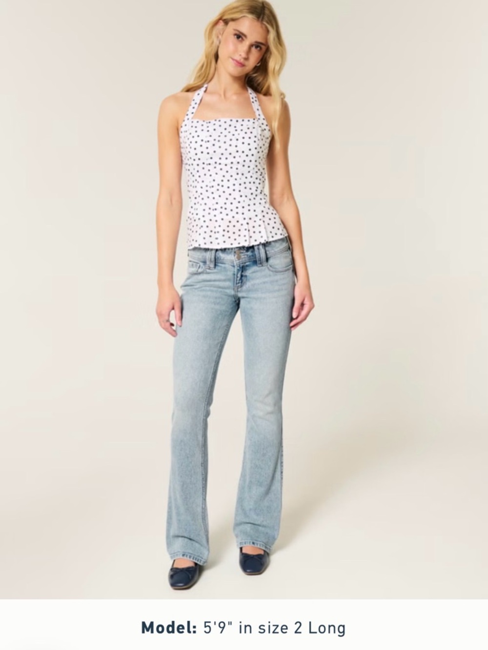 Hollister Light Blue Flare Jeans